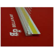 Listwy BP13 PCV dylatacyjne przyokienne z siatką