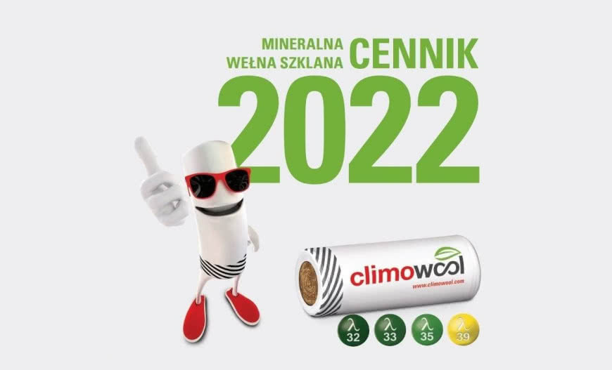 Climowool prezentuje nowy cennik na 2022 rok