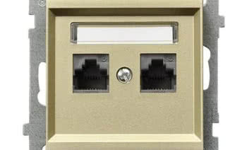 Funkcjonalne rozmieszczenie sprzętów komputerowych i RTV w domu - osprzęt SONATA firmy Ospel 