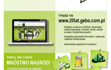 Świętuj z Gebo Jubileusz 20-lecia w Polsce przez cały Rok!