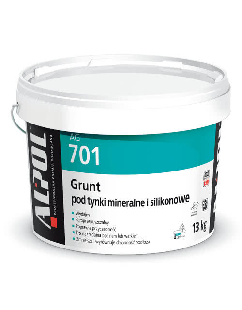 Grunt pod tynki mineralne i silikonowe AG 701
