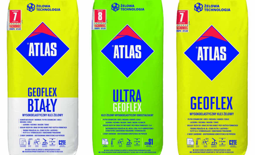 Zastosowanie klejów ATLAS GEOFLEX