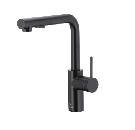 DUERO BASIC BLACK bateria kuchenna z wyciąganą wylewką
