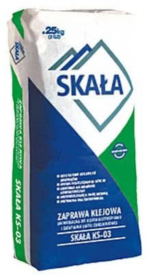 SKAŁA KS - zaprawa klejowa uniwersalna do klejenia styropianu