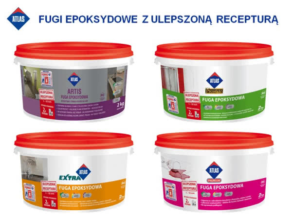 Ulepszone fugi epoksydowe Atlas