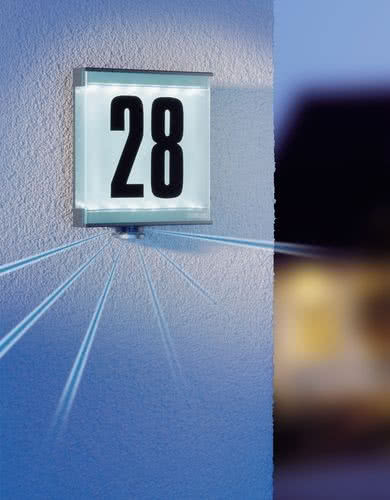 Czujnik ruchu i podświetlony numer domu - IS LED