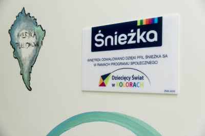 Oddział Pediatryczny Pałuckiego Centrum Zdrowia w Żninie to już 24. placówka medyczna objęta programem społecznym FFiL Śnieżka SA "Dziecięcy świat w kolorach". 