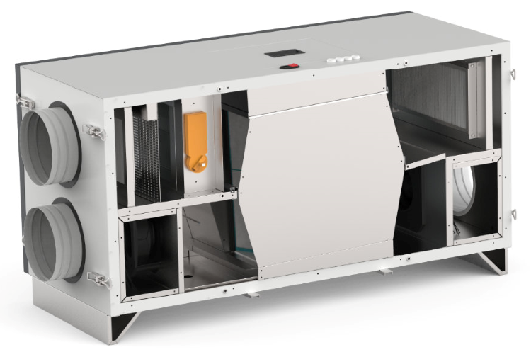 Rekuperator OnyX Compact 500 jest urządzeniem stanowiącym główny element systemu wentylacji nawiewno-wywiewnej z wysokosprawnym odzyskiem ciepła. Fot. Frapol Rekuperator OnyX Compact 500 jest urządzeniem stanowiącym główny element systemu wentylacji nawiewno-wywiewnej z wysokosprawnym odzyskiem ciepła. Fot. Frapol