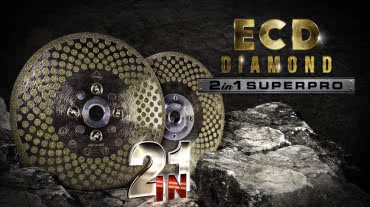 Tarcza diamentowa ECD 2in1 