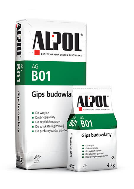 Gips budowlany AG B01
