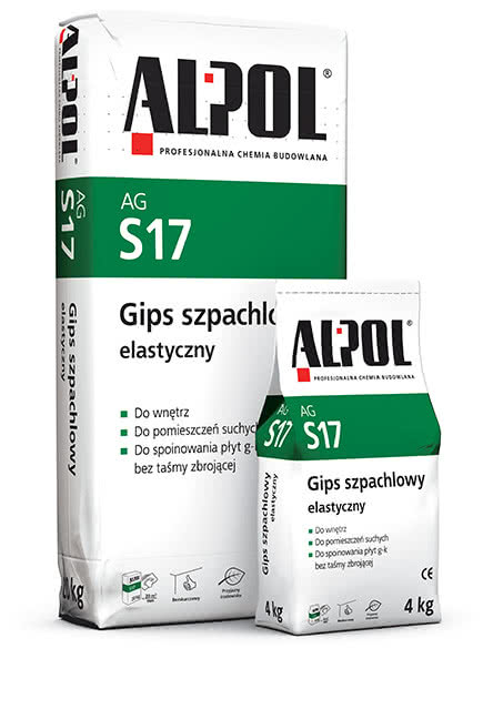 Gips szpachlowy elastyczny AG S17